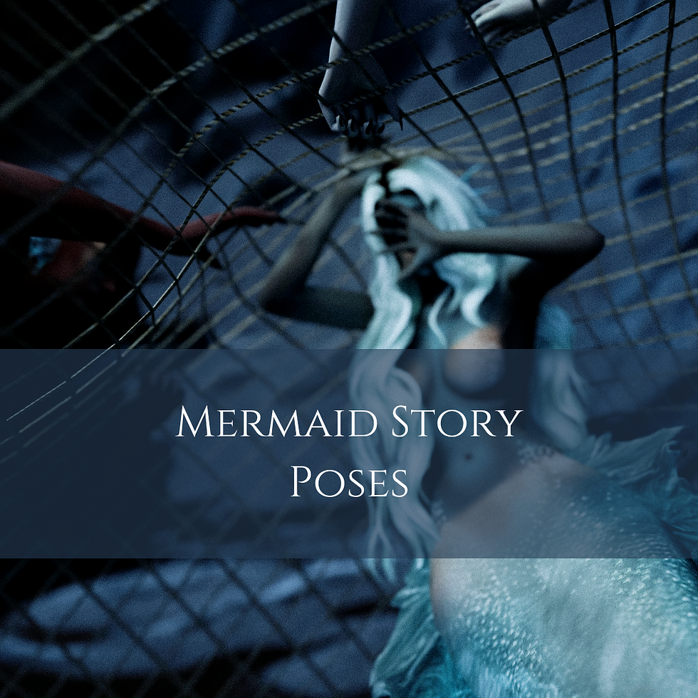 Mermaid Story Poses
