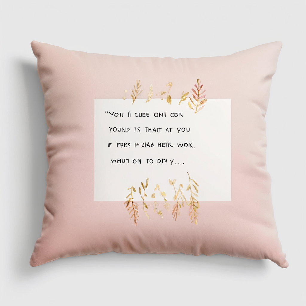 Custom Quote Pillow