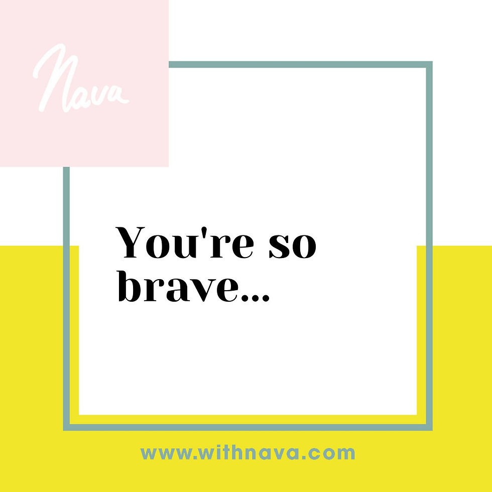 You’re s brave…