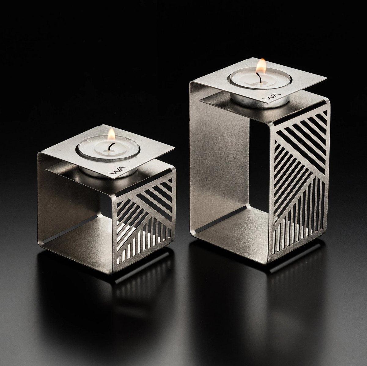 “Karl & Klara“ - Bougies décoratives de style contemporain