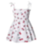 White Sundress with Cherries