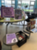 mobile social justice library set up at we are all readers