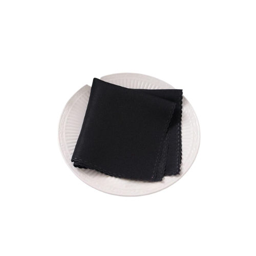SERVIETTE EN TISSU NOIRE 48cm * 48cm