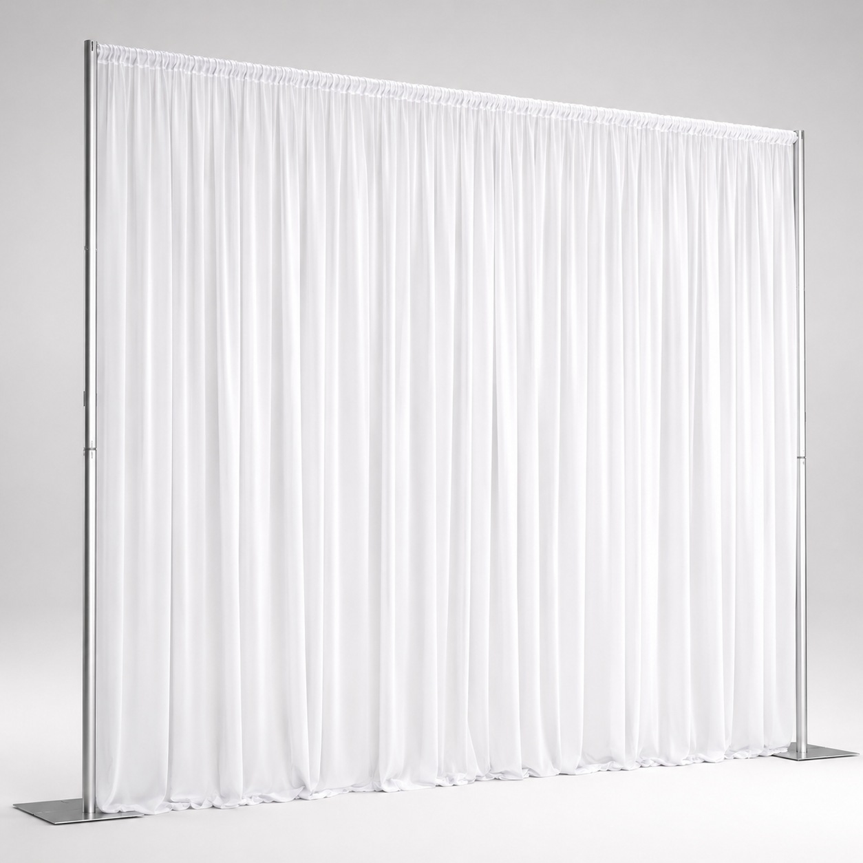 KIT RIDEAU AUTOPORTE BLANC 3m*5m + LUMIERE