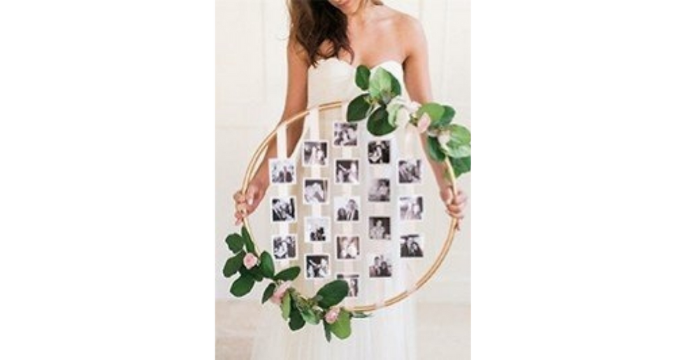Miniature : LOT DE 12 CERCLES A FLEURIR EN BOIS ( FLOWER HOOP )