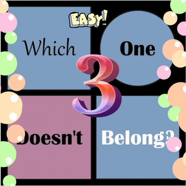 Which One Doesn't Belong #3.gif