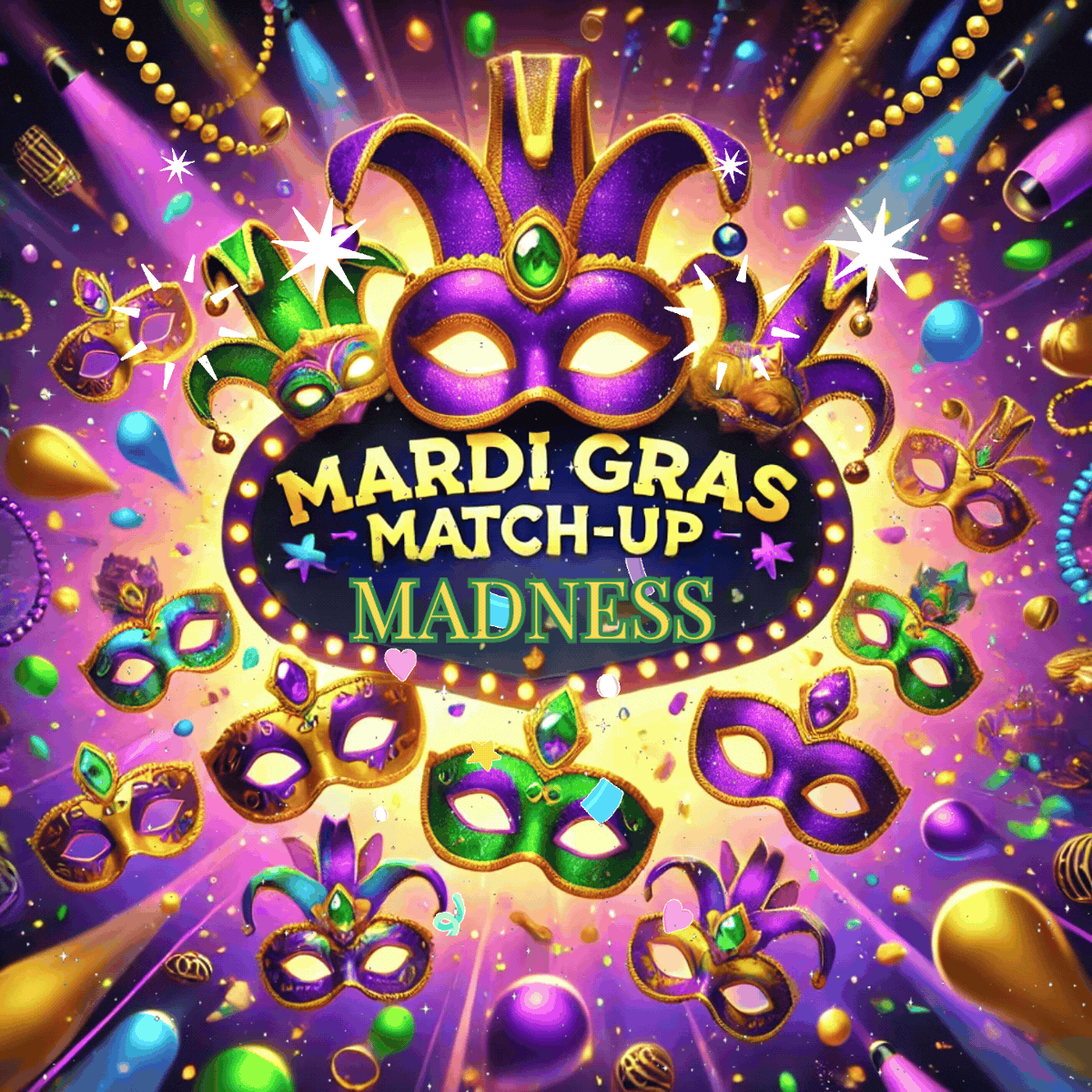 Mardi Gras Match Madness.gif