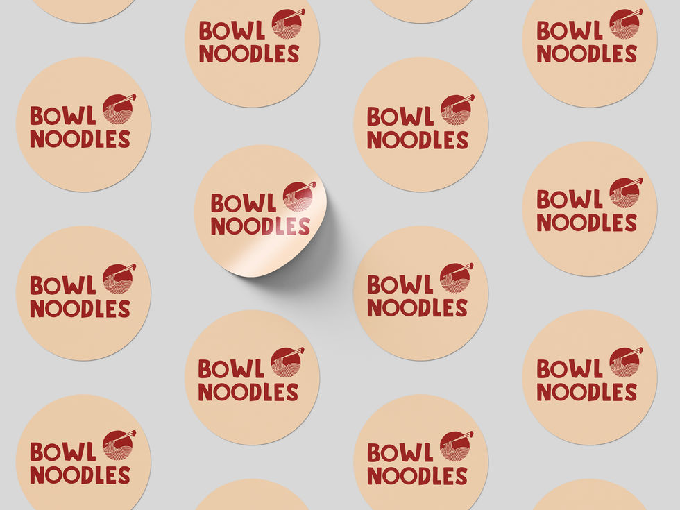 Bowl O' Noodles Stickers Two