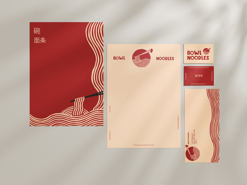 Bowl O' Noodles Stationery Two