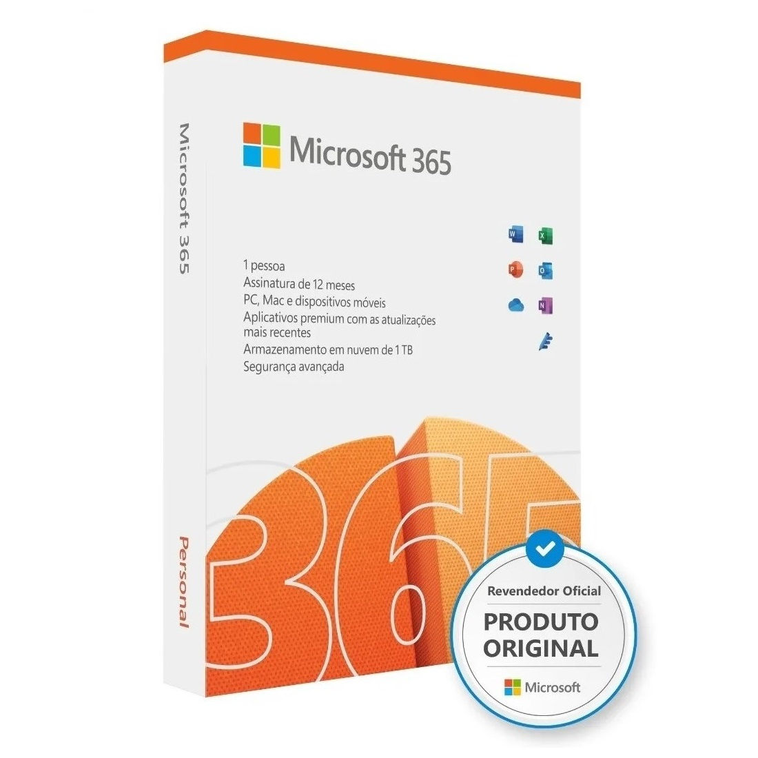 Microsoft 365 | 1 Ano+ | 1 Pessoa - 5 Dispositivos |