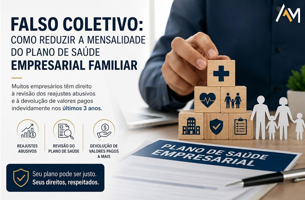 Falso Coletivo: Como Reduzir a Mensalidade do Plano de Saúde Empresarial Familiar