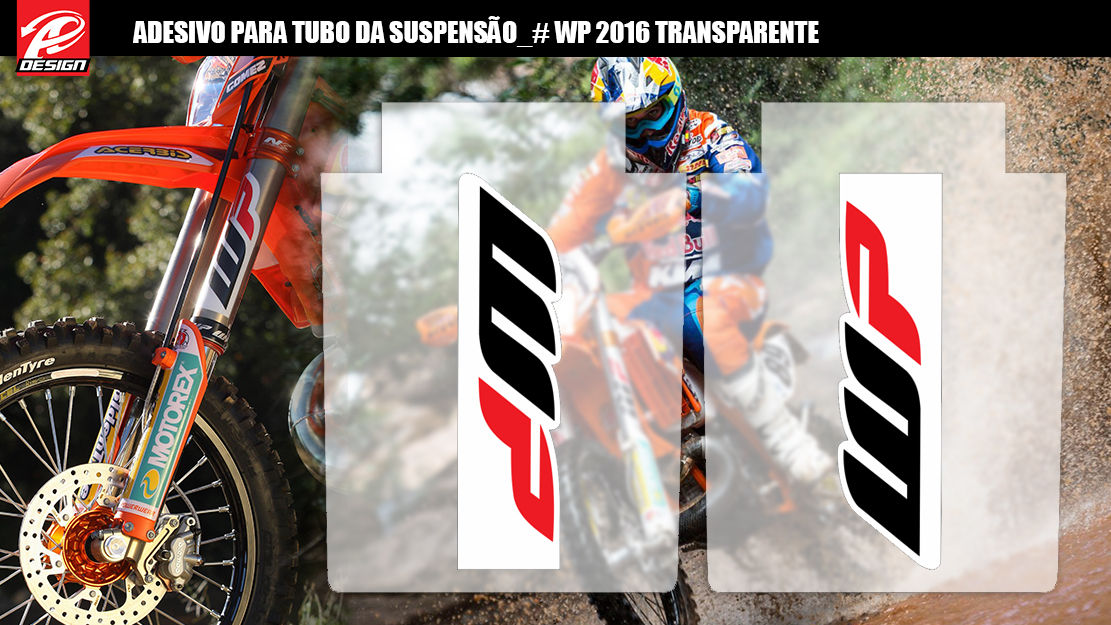 Adesivo tubo de suspensão WP 2016