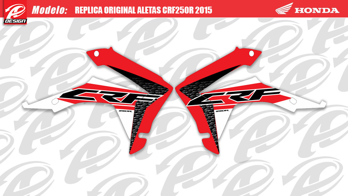 Aleta replica original CRF250R 2015