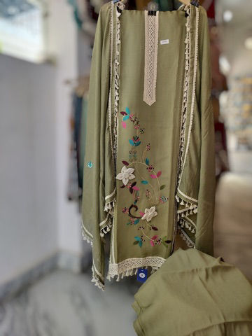 Thumbnail: Designer unstitched muslin suits