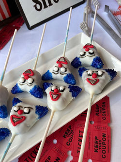 Scary Circus Halloween Dessert Buffet