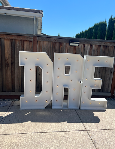 Marquee Letters/ Number rentals