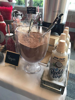 Vegan Holiday Hot Chocolate Buffet