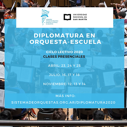 Diplomatura en Orqueta-Escuela 2020