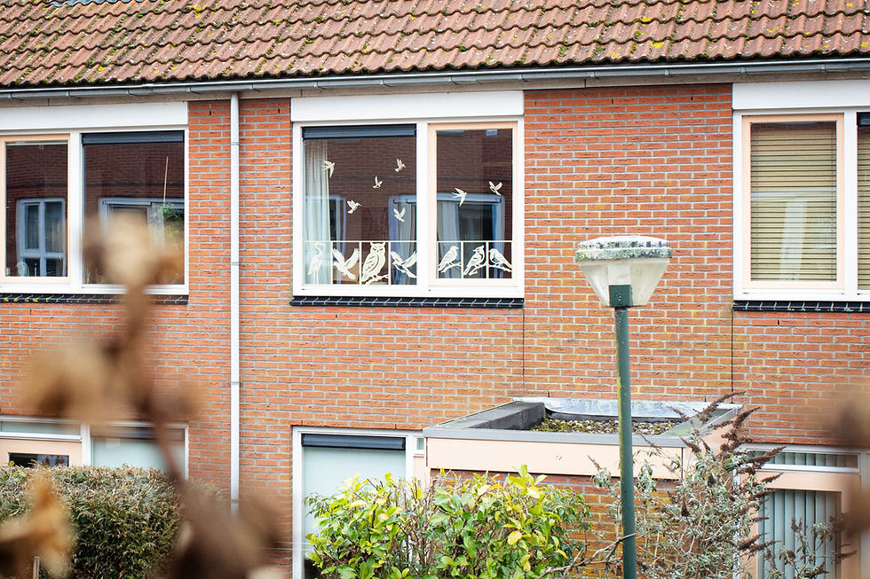 Thumbnail: Houten raamdecoratie op maat