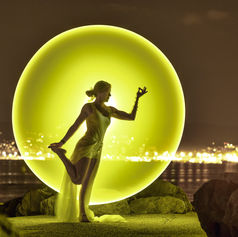 Light Tubes yoga poses