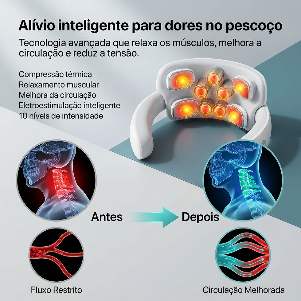 Miniatura: Massageador Cervical Inteligente - Alivix