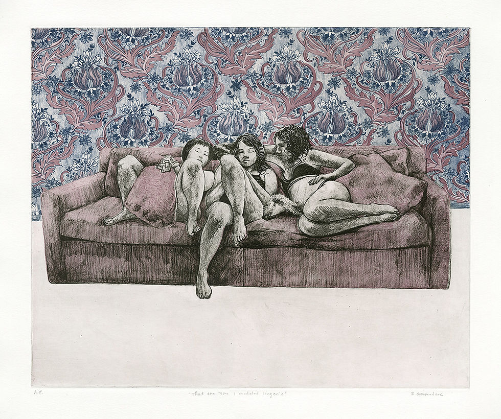 “Katie Commodore: Between Friends and Lovers” solo exhibition at the Untitled Space