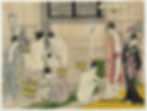 Shunga | "Onna yu" or Bathhouse Women | print from woodcut | (after 1780)