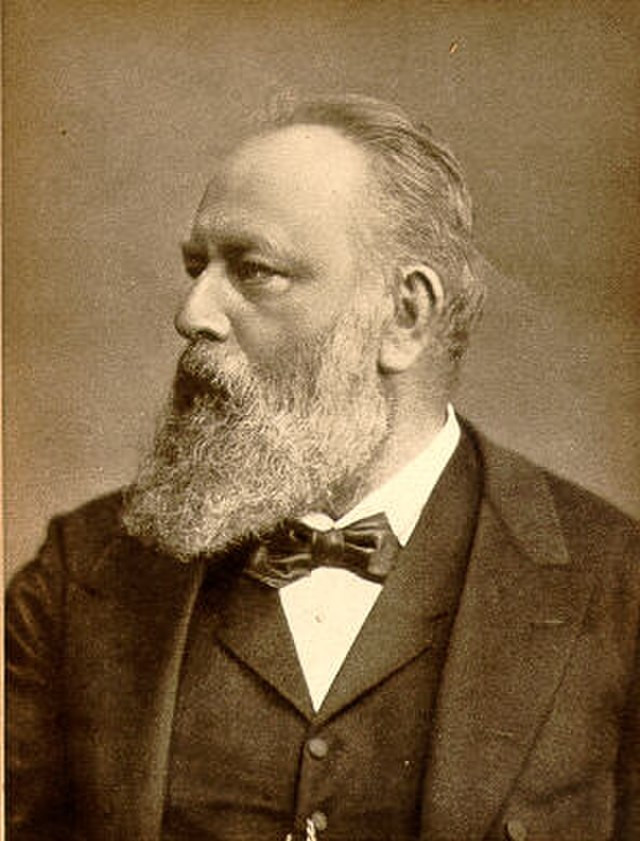Photog of Theodor Billroth in 1887