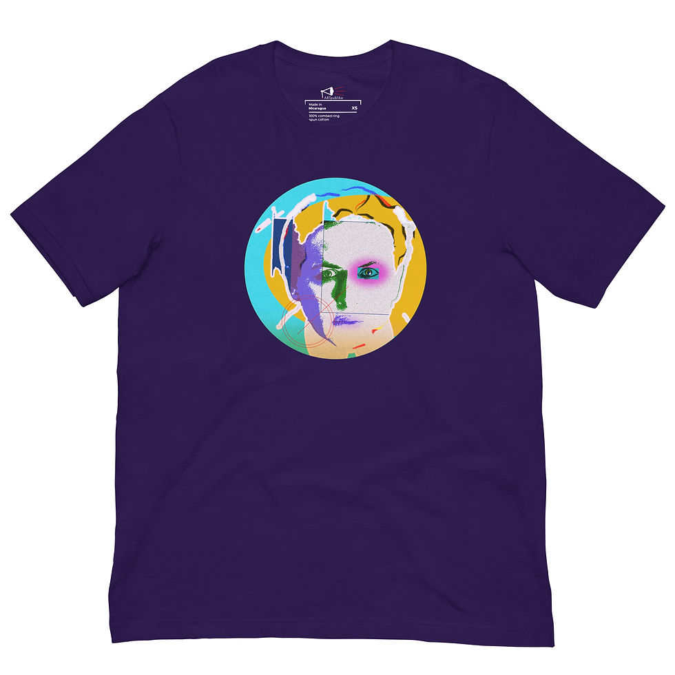 Vibin' Harry Houdini T-shirt | Unisex | Team Purple | Plain Mockup
