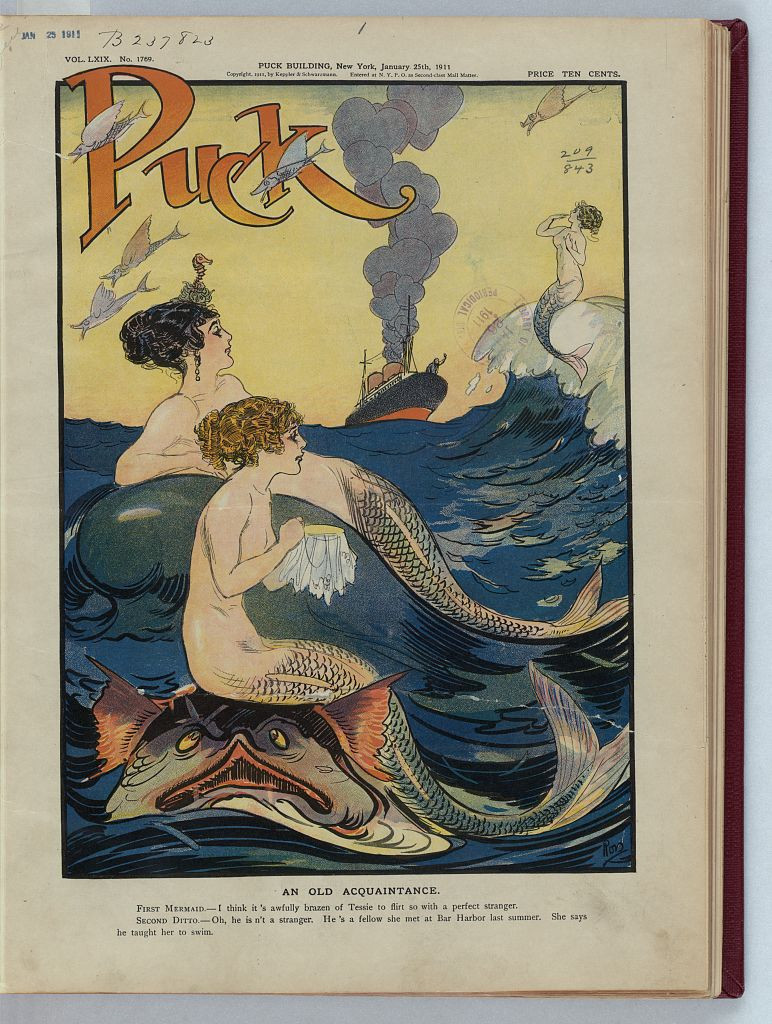 "An Old Acquaintance" (1911) by Gordon, Ross (1873 - 1946)