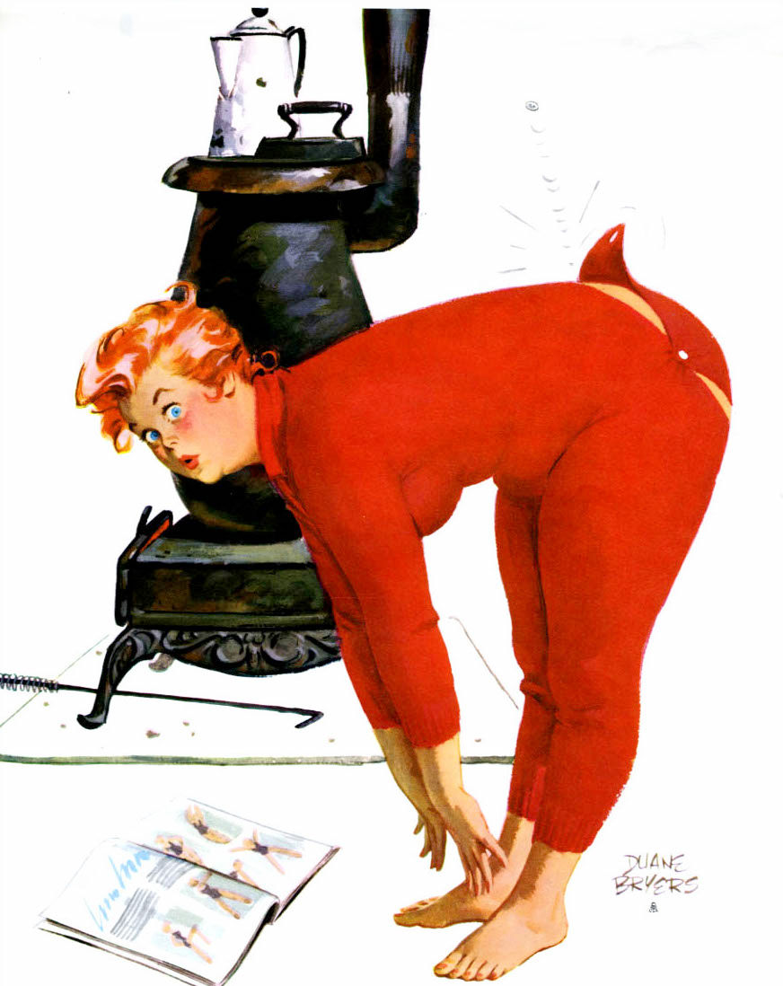 Hilda the Pin-Up Calendar Girl by Duane Bryers (1911 — 2012): A visual essay