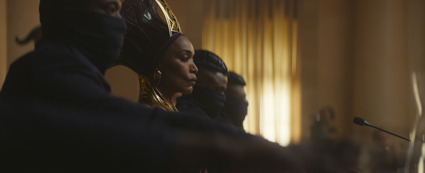 Screen shot form Wakanda Forever 