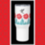 Spring Flowers Travel Mug | 25 Oz | Branded Mockup