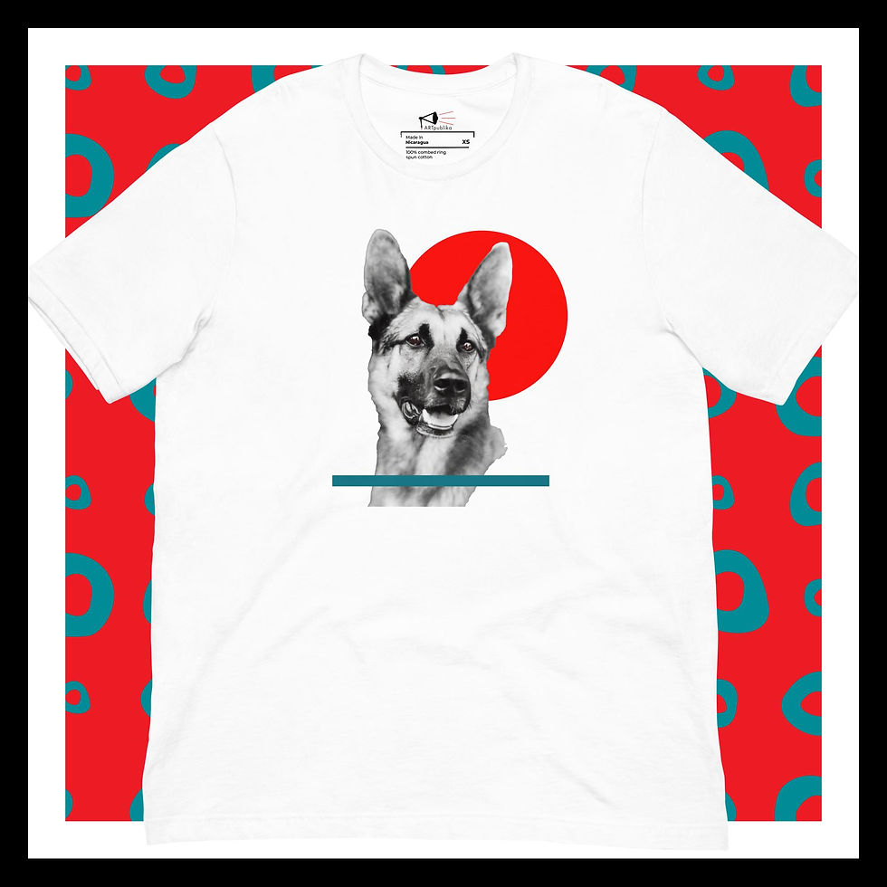 Strongheart Film Dog T-shirt | Unisex | 4 Colors | Mockup