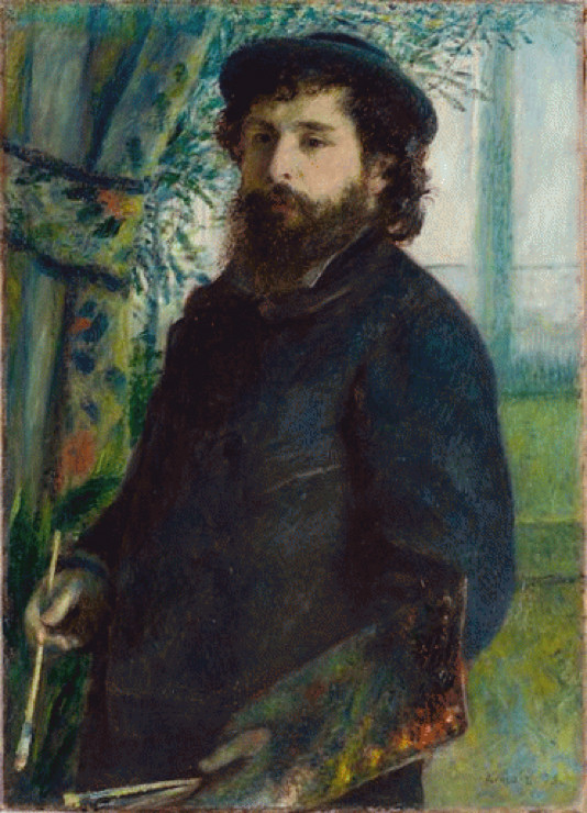 Portrait of Claude Monet (1875) by Pierre-Auguste Renoir (1814 - 1919)