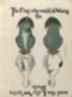 The Twelve Magic Changelings (1907) by Glen, M. A.: A photo essay | "The Frog who would A-Wooing Go and the Lily White Duck"
