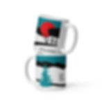 Winter Wonderland Glossy Mug | Stacked | Plain Mockup