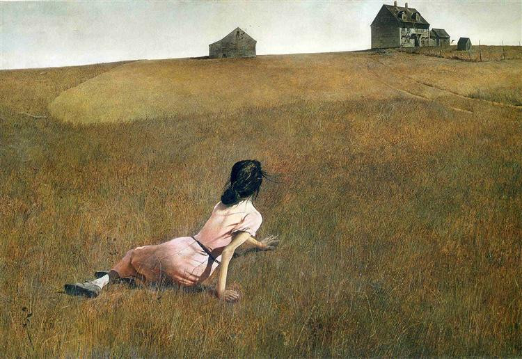 "Christina's World" (1948) by Andrew Wyeth via MoMA in NYC