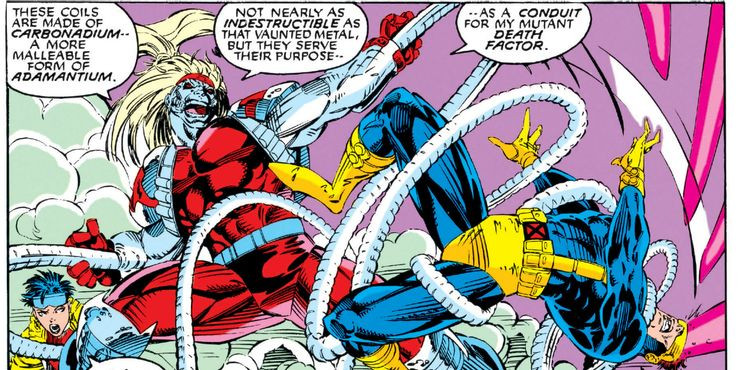 Omega Red and his retractable tentacles