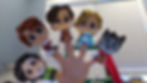 I made these Wingfeather finger puppets NO video!