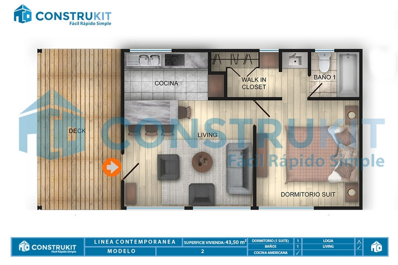 CONSTRUKIT - Kit Línea Contemporánea