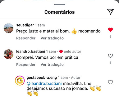 DEPOIMENTOS