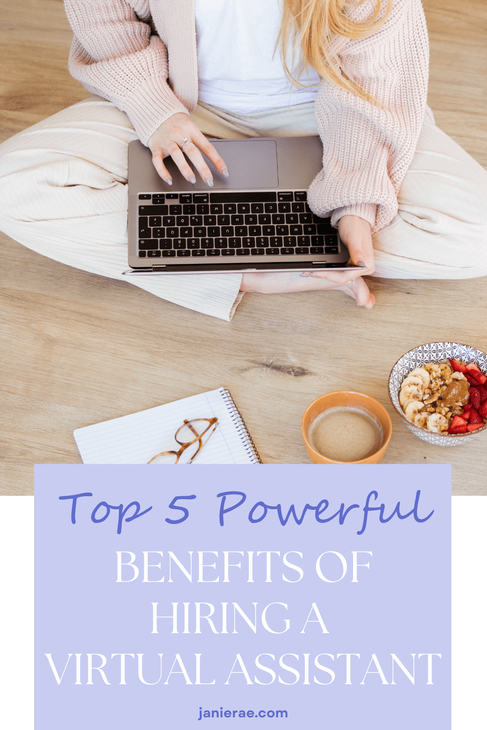 Female virtual assistant on laptop