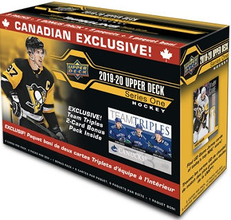 UD SERIES 1 HOCKEY 19/20 TRIPLE TEAM BLASTER