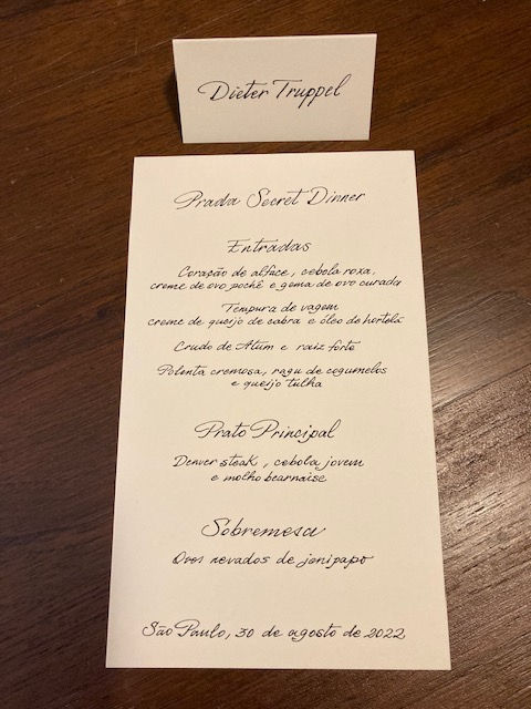 Petit Comite
Prada Secret Dinner