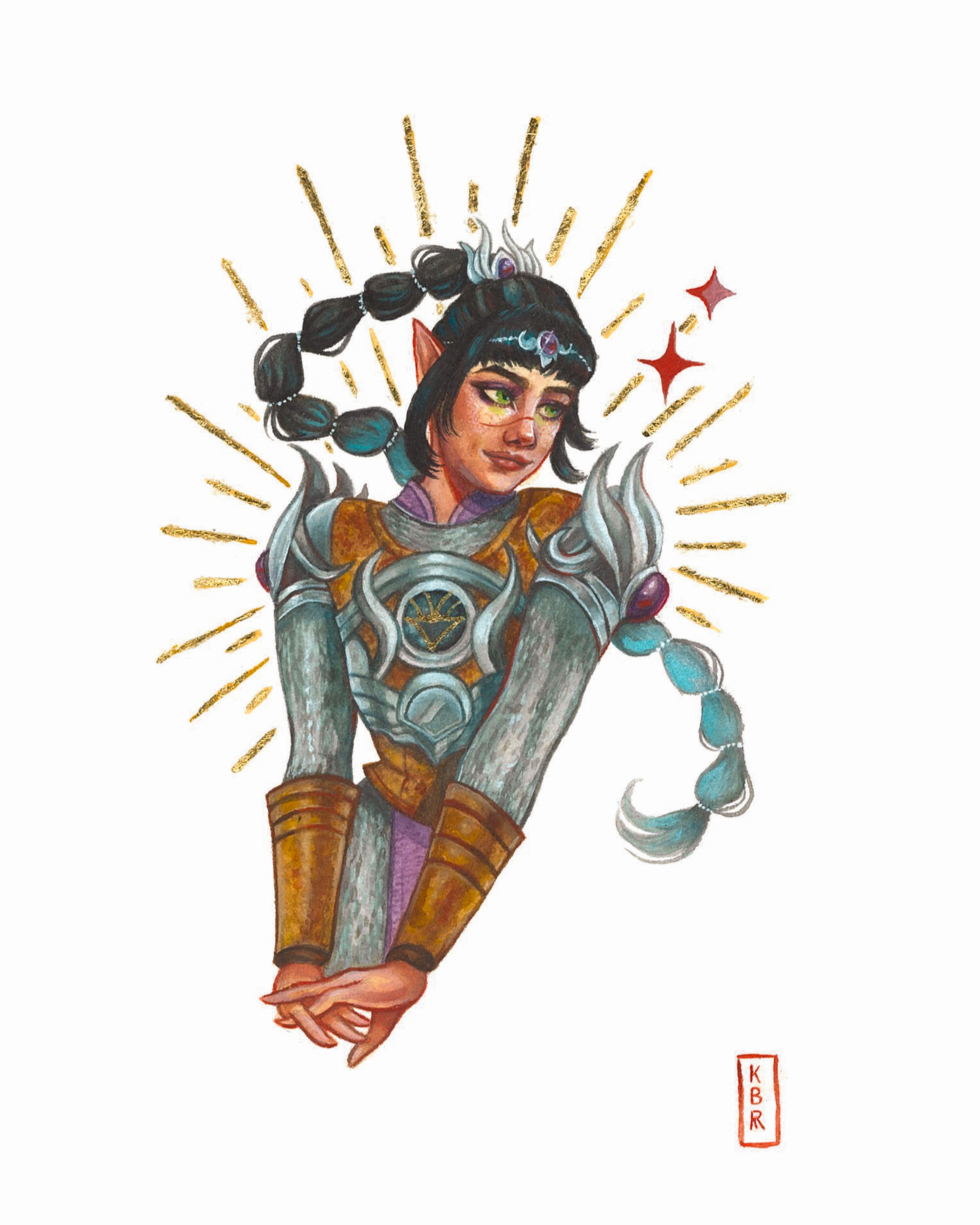 God's Favorite Princess - Original Painting
