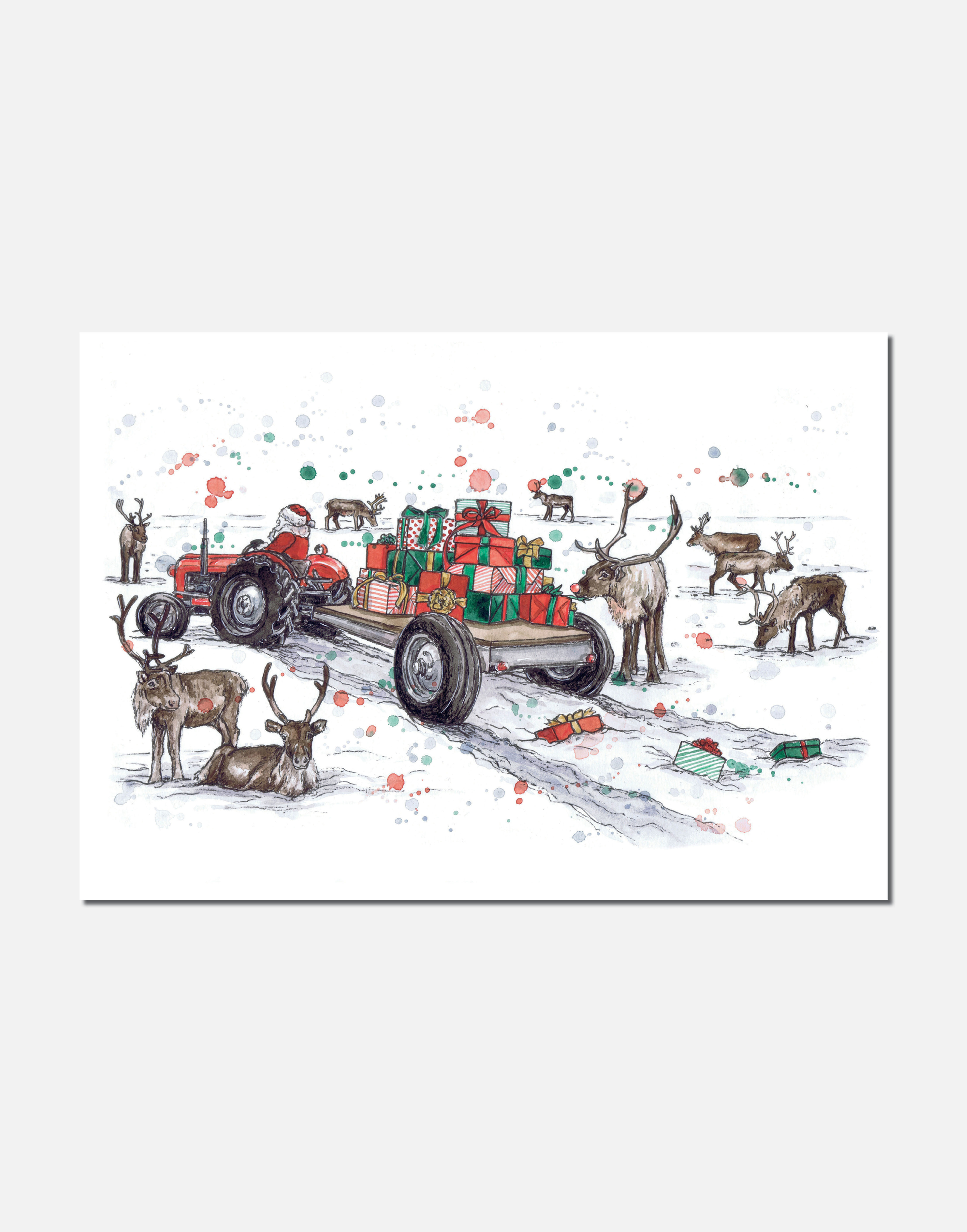 The Christmas Strike | Original Ink & Watercolour Artwork