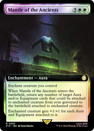 Mantle of the Ancients (pip) (452) / Extended Art Foil
