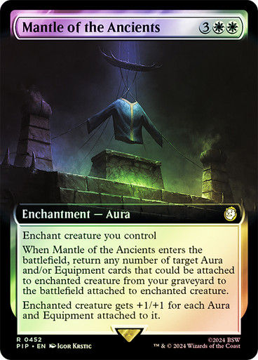 Mantle of the Ancients (pip) (452) / Extended Art Foil