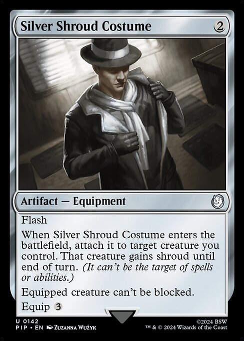 Silver Shroud Costume (pip) (142)